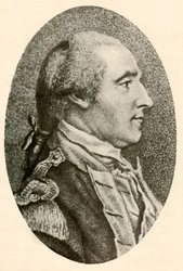 Portrait de Washington, dessiné sur le vif, montrant ses cheveux attachés en catogan, vers 1770, 1937.