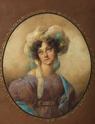 Portrait de Yelena Alexandrovna Golitsyna, née Naryshkina