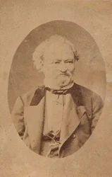 Portrait du pianiste et compositeur Ferenc Erkel 1810-1893, vers 1875