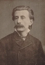 Portrait du pianiste et compositeur Moritz Moszkowski 1854-1925, ca. 1886-1890
