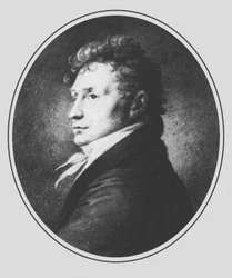 Portrait du compositeur Friedrich Kuhlau, début du 19e siècle