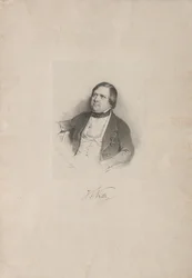 Portrait du compositeur Johann Friedrich Kittl 1806-1868, c. 1850