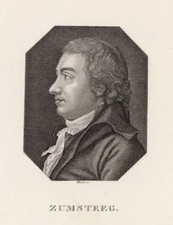 Portrait du compositeur Johann Rudolf Zumsteeg 1760-1802, vers 1800