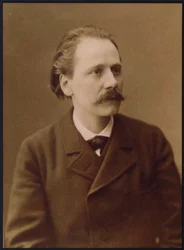 Portrait du compositeur Jules Massenet 1842-1912, années 1890