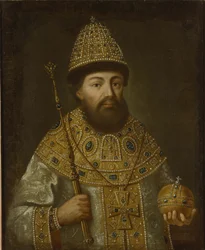 Portrait du tsar Alexis Ier Mikhaïlovitch de Russie, 1629-1676, vers 1675