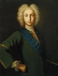 Portrait du tsar Pierre II de Russie 1715-1730, 18ème siècle