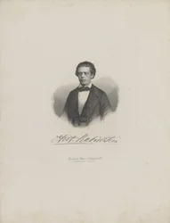 Portrait du compositeur Anton Rubinstein