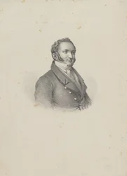 Portrait du compositeur Gioachino Antonio Rossini, 1826