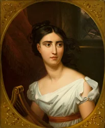 Portrait de la cantatrice Giuditta Pasta 1798-1865, en Desdemona, 1825