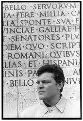 Portrait du peintre Franco Angeli. Début des années 1960