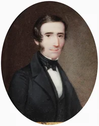 Portrait du poète Alessandro Manzoni 1785-1873, première moitié du 19e siècle