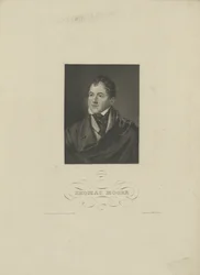 Portrait du poète Thomas Moore 1779-1852, années 1830