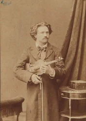 Portrait du violoniste et compositeur Frantisek Ondricek 1857-1922, 1882-1883