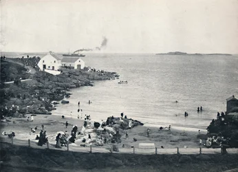 Portrush - Le lieu de baignade, 1895