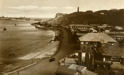 Bureau de poste et baie, Aden