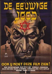 Affiche pour le film antisémite Le Juif éternel, 1940