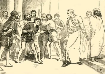 Posthumius dans le théâtre de Tarente, 1890