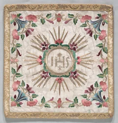 Pochette pour la couverture du calice, XVIIIe siècle