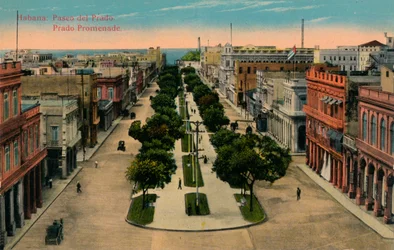 Promenade du Prado, La Havane, Cuba, 1910