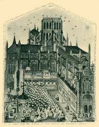 Prédication à la croix de Saint-Paul au XVIIe siècle, 1947