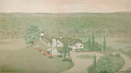 Étude préliminaire pour le Oakland Golf Club, Bayside, New York, 1925