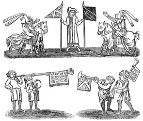 Préparation pour un tournoi, 1833