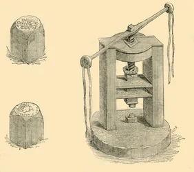 Presses et matrices anciennement utilisées à la Monnaie, vers 1872