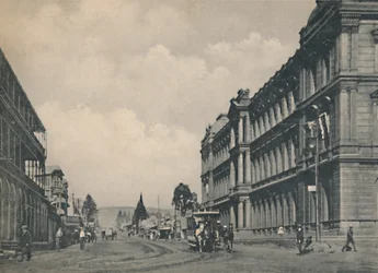 Pretoria - Rue du Marché vers le sud, vers 1912