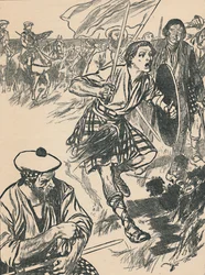 Prince Charlie à la bataille de Culloden, vers 1907