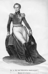 Prince Frédéric, Ministre de la Guerre