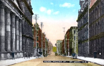 Rue Prince William, Saint John, Nouveau-Brunswick, Canada