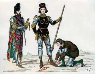 Prince, écuyer et valet, 15e siècle 1882-1884