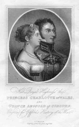 Princesse Charlotte de Galles et Prince Léopold de Saxe-Cobourg, 1816