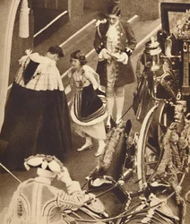 La princesse Elizabeth gère le train, 12 mai 1937