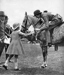 Princesse Elizabeth à la Journée des Enfants, Richmond Horse Show, vers 1936
