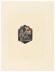 Estampe, vignette, planche X, Éthiopie, ou le Christ, la Madone et les saints, tels que je les ai vus dans les enluminures d