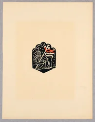 Estampe, vignette, planche X, Éthiopie, ou le Christ, la Madone et les saints, tels que je les ai vus dans les enluminures d