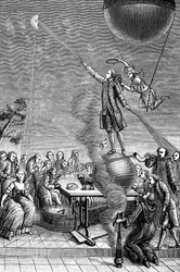Gravure satirique de Franz Anton Mesmer, 1784