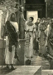 Psammétique et le casque en bronze, 1890