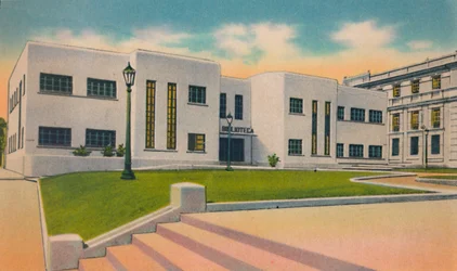 Bibliothèque publique, Barranquilla, années 1940