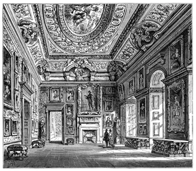 Salon de la reine Caroline, Palais de Kensington, Londres