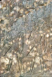 Reine Hatchepsout et son co-régent Pharaon Thoutmôsis III, 18e dynastie