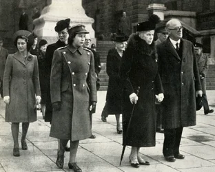 Reine Mary, princesse Elizabeth, princesse Margaret, Jour de l