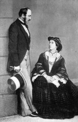 La reine Victoria et le prince consort, 1860