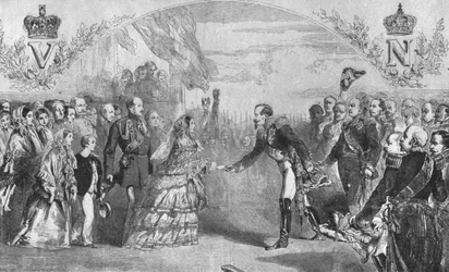 La reine Victoria reçue à Boulogne par l
