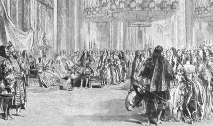 Bal costumé de restauration de la reine Victoria au palais de Buckingham, 6 juin 1845, 1901