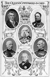 Les commandants en chef de la reine Victoria, 1901