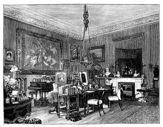 Salle de séjour privée de la reine Victoria, Osborne House, Île de Wight