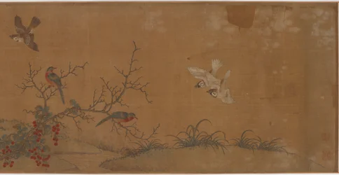Lapins, oiseaux et fleurs