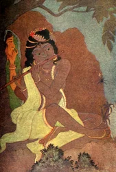 Radha et Krishna, 1920